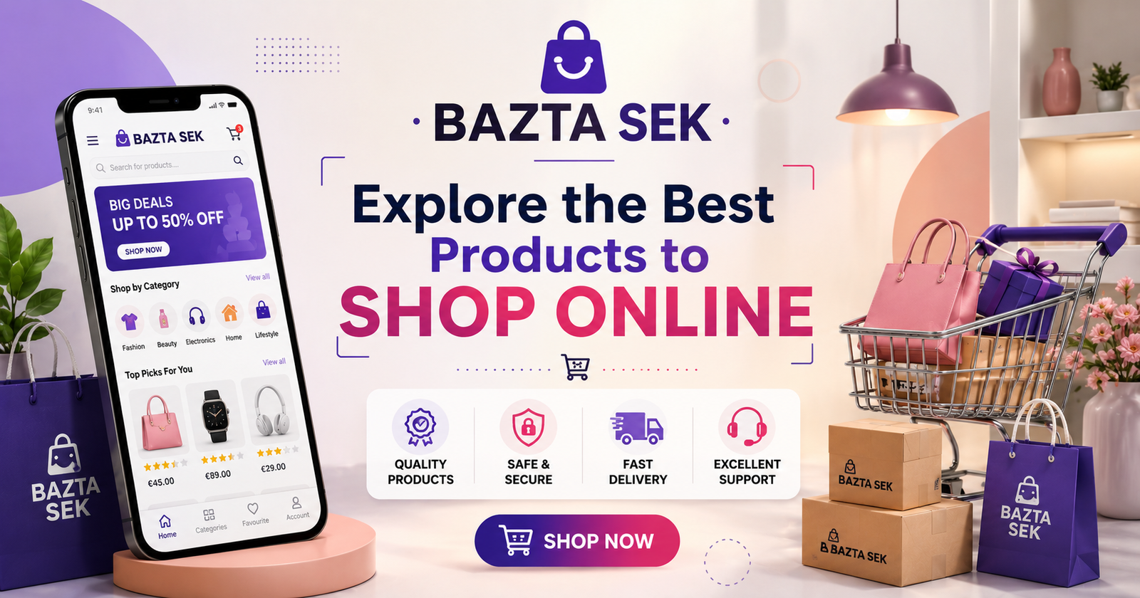 Bazta SEK Online Shopping in Sweden