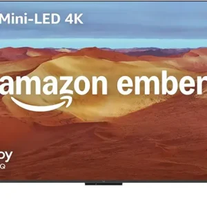 Amazon Ember 85" Mini-LED Series with Fire TV (newest model), QLED 4K UHD smart TV, Dolby Vision IQ, 144hz gaming mode, Ambient Experience, find shows faster with Alexa+