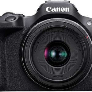 Canon EOS R100 Mirrorless Camera RF-S18-45mm F4.5-6.3 is STM Lens Kit