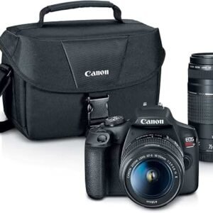 Canon EOS Rebel T7 DSLR Camera Double Zoom Lens Kit