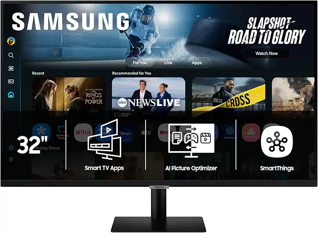 Samsung 32”M7 (M70F) Series 4K UHD Smart Monitor