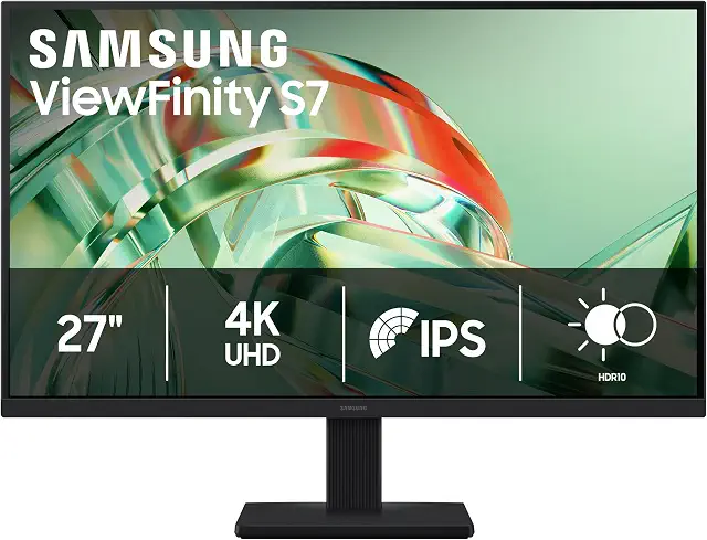 Samsung 27" ViewFinity S7 (S71H) 4K UHD IPS HDR10 High Resolution Monitor