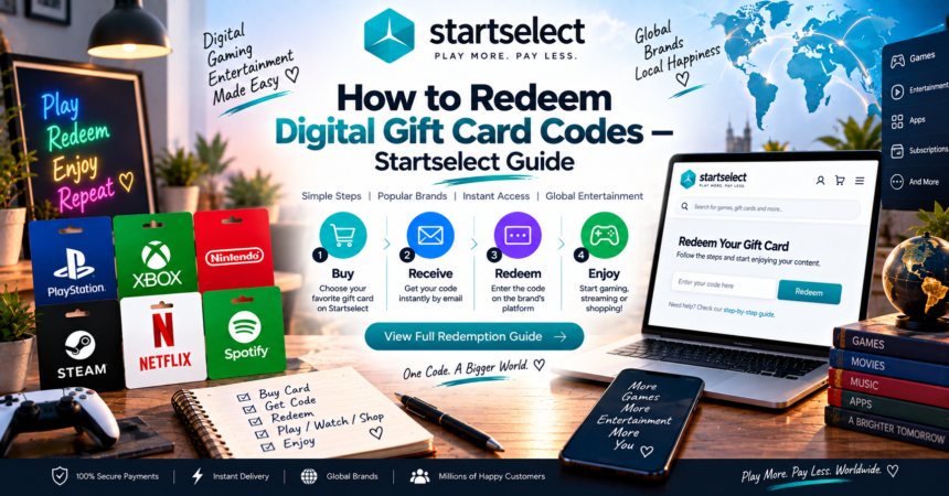 How to Redeem Digital Gift Card Codes